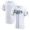 Tampa Bay Rays Nike Home Authentic Jersey - White - Front View