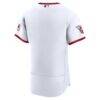 Cleveland Guardians Nike Home Sponsor Patch Authentic Jersey - White - Detail View