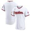 Cleveland Guardians Nike Home Sponsor Patch Authentic Jersey - White - Front View