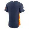 Houston Astros Nike Alternate 2 Authentic Jersey - Navy - Detail View