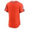 Houston Astros Nike Alternate Sponsor Patch Authentic Jersey - Orange - Detail View