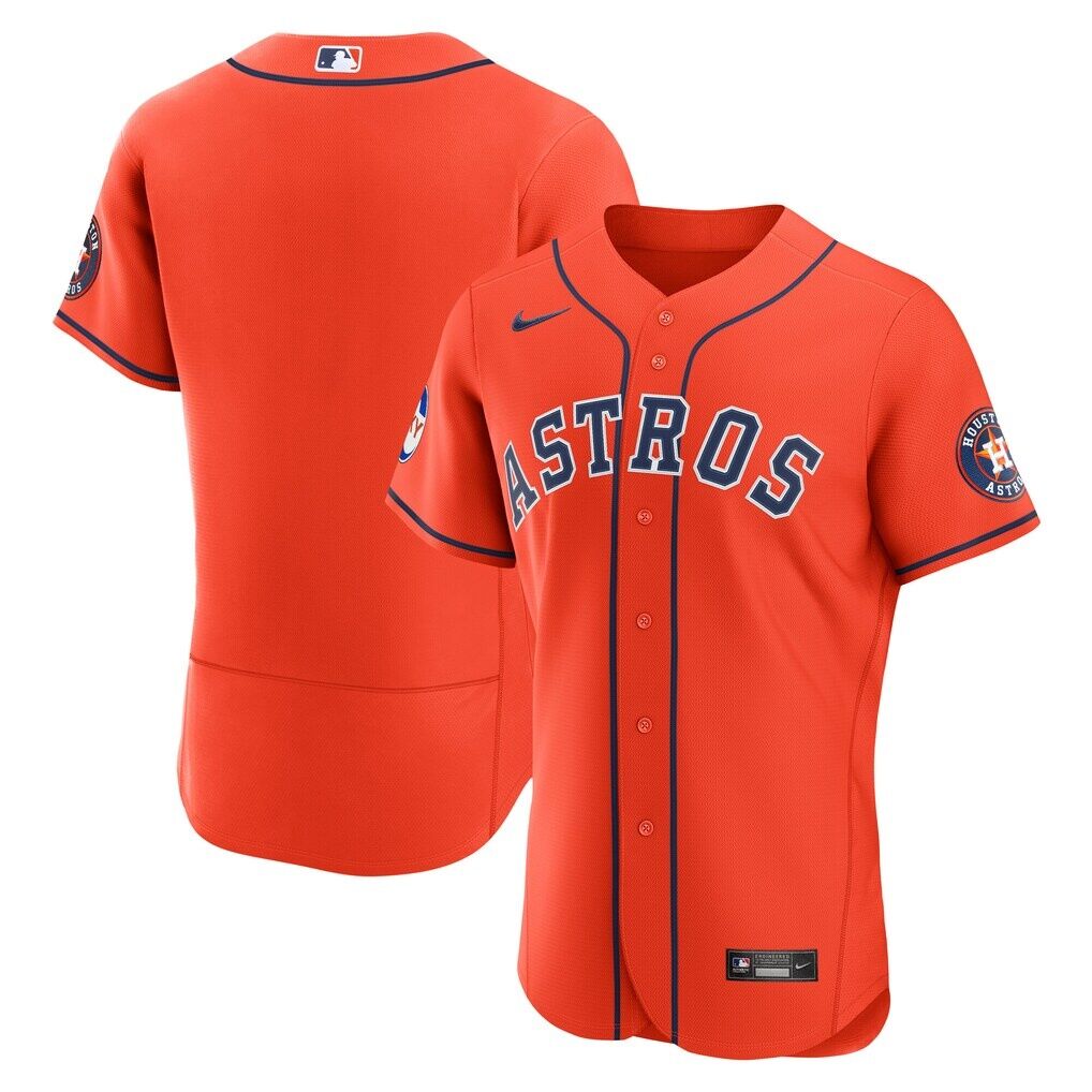 Houston Astros Nike Alternate Sponsor Patch Authentic Jersey