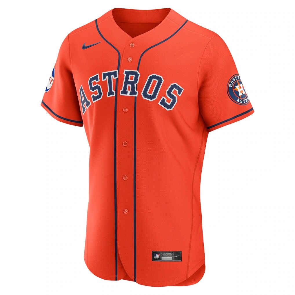 Houston Astros Nike Alternate Sponsor Patch Authentic Jersey