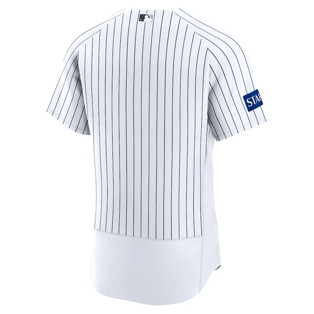 New York Yankees Nike Home Sponsor Patch Authentic Jersey