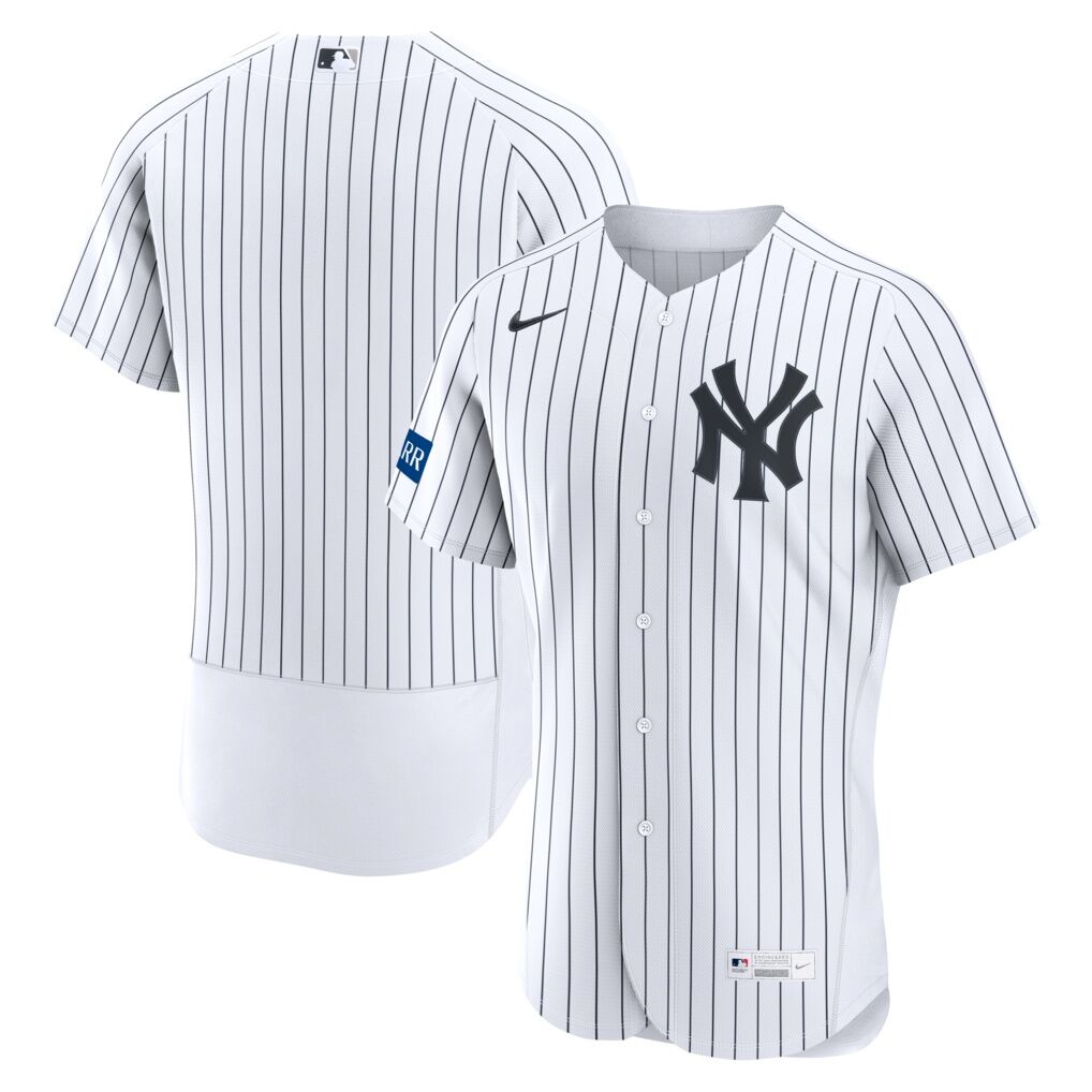 New York Yankees Nike Home Sponsor Patch Authentic Jersey
