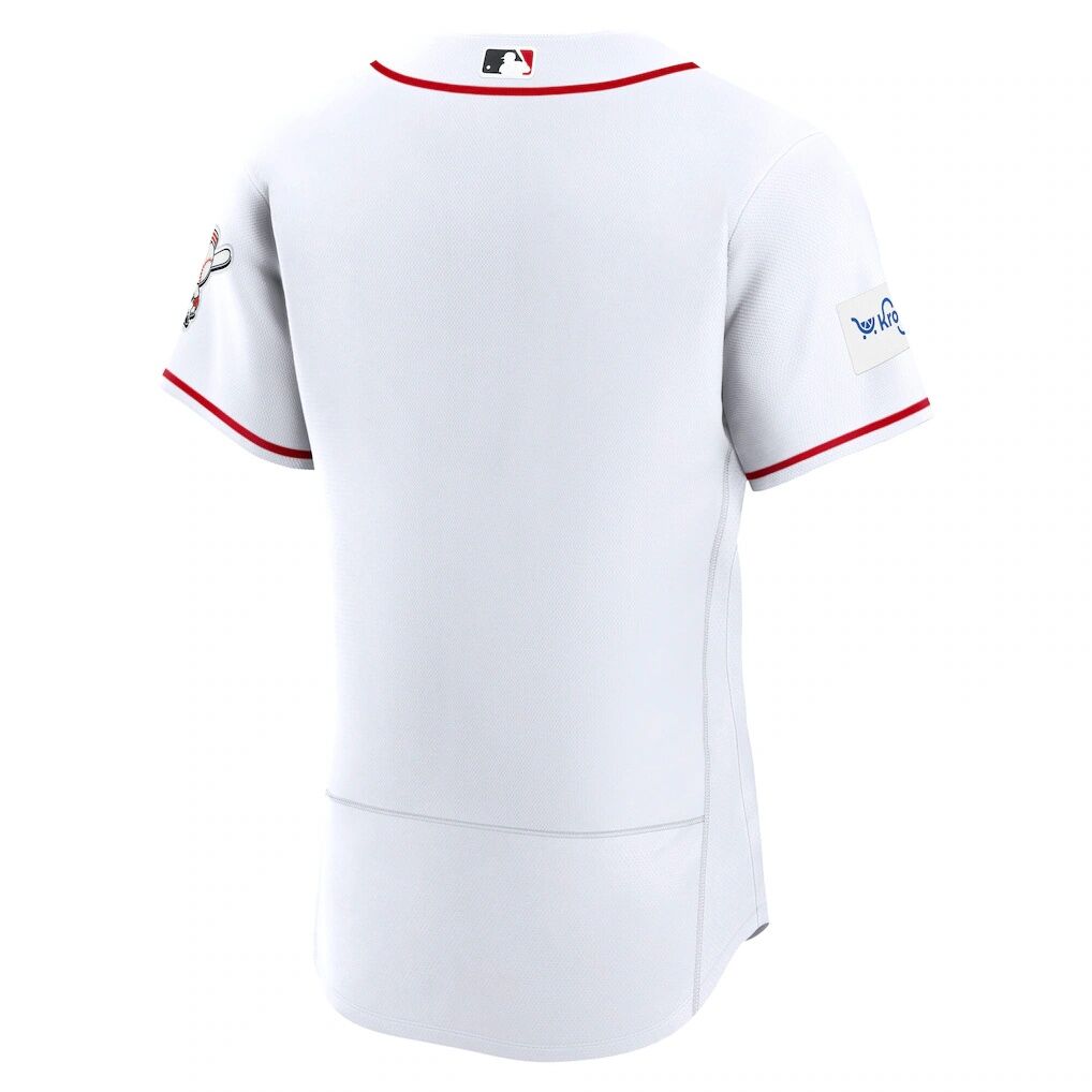 Cincinnati Reds Nike Home Sponsor Patch Authentic Jersey