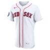 David Ortiz Boston Red Sox Nike Home Authentic Retired 2022 Hall of Fame Patch Jersey - White - Side View
