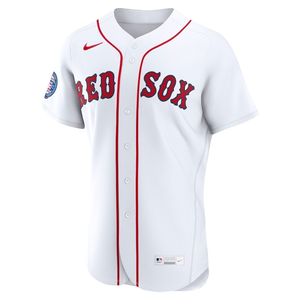 David Ortiz Boston Red Sox Nike Home Authentic Retired 2022 Hall of Fame Patch Jersey