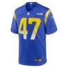 Alex Ward Los Angeles Rams Nike Home Game Jersey - - Side View