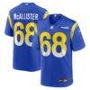 Mike McAllister Los Angeles Rams Nike Home Game Jersey - - Front View