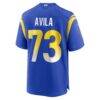 Steve Avila Los Angeles Rams Nike Home Game Jersey - - Detail View