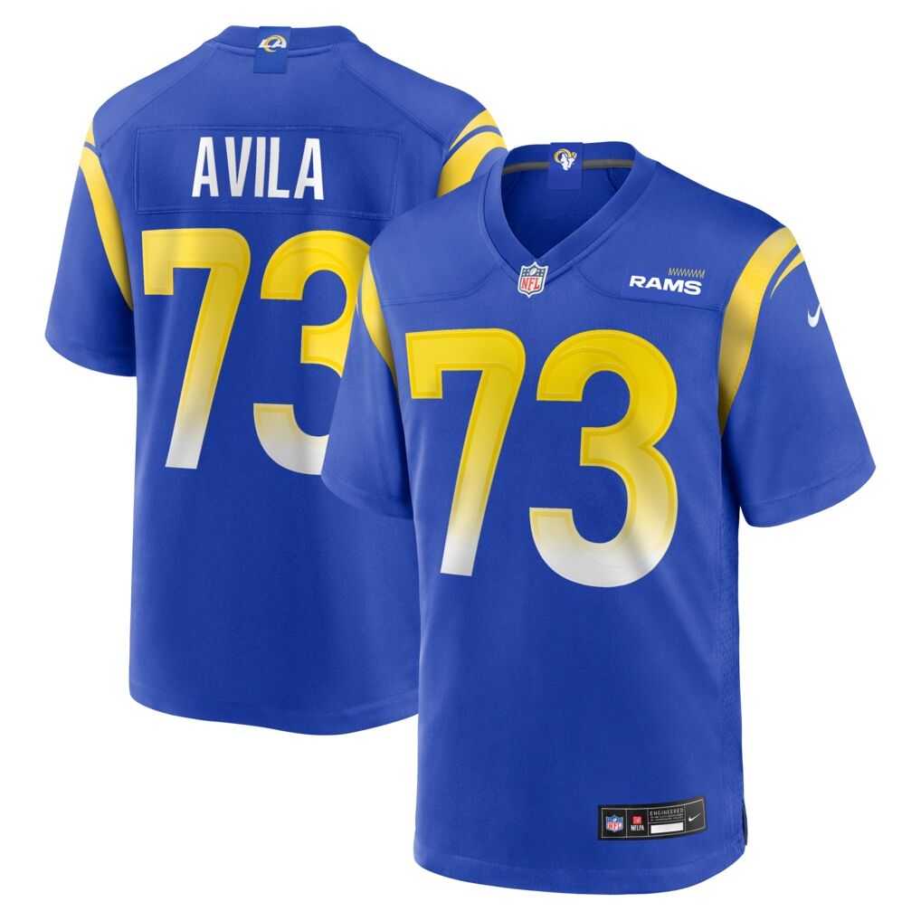 Steve Avila Los Angeles Rams Nike Home Game Jersey - Royal
