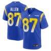 Davis Allen Los Angeles Rams Nike Home Game Jersey - - Front View