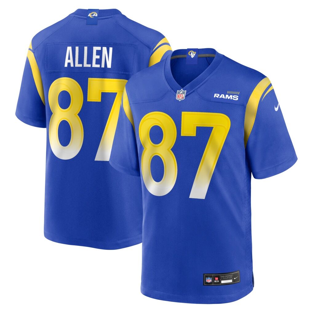 Davis Allen Los Angeles Rams Nike Home Game Jersey - Royal