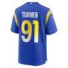 Kobie Turner Los Angeles Rams Nike Home Game Jersey - - Detail View
