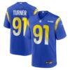 Kobie Turner Los Angeles Rams Nike Home Game Jersey - - Front View