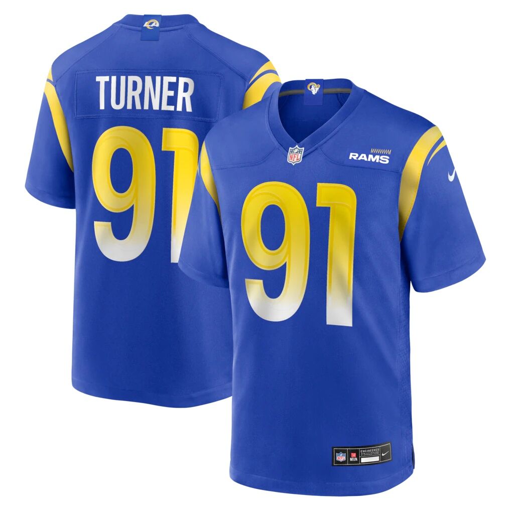 Kobie Turner Los Angeles Rams Nike Home Game Jersey - Royal