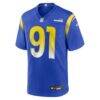 Kobie Turner Los Angeles Rams Nike Home Game Jersey - - Side View