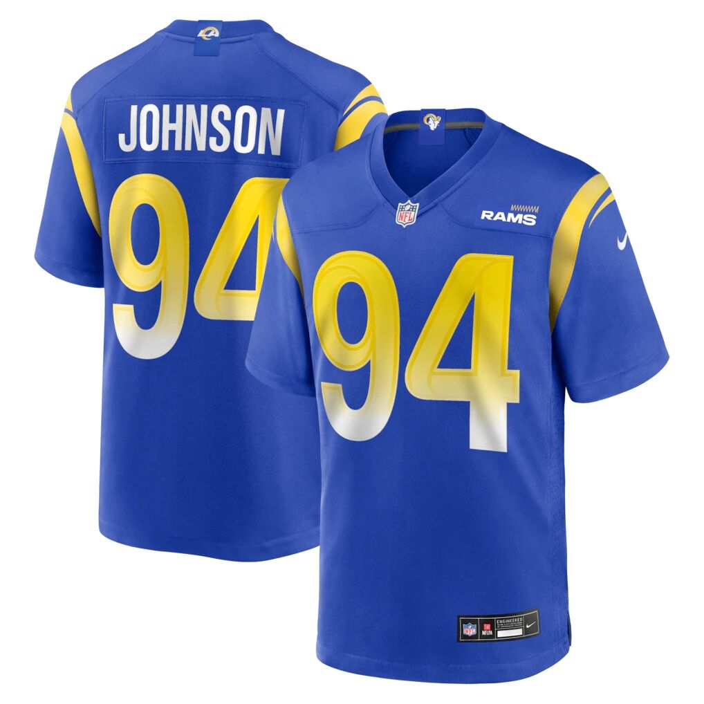 Desjuan Johnson Los Angeles Rams Nike Home Game Jersey - Royal