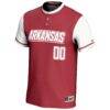 Arkansas Razorbacks GameDay Greats NIL Pick-A-Player Lightweight Softball Jersey - Red - Side View