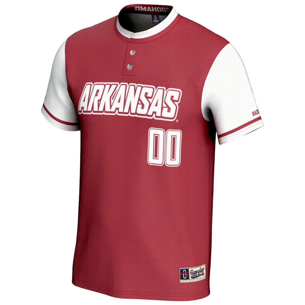 Arkansas Razorbacks GameDay Greats NIL Pick-A-Player Lightweight Softball Jersey