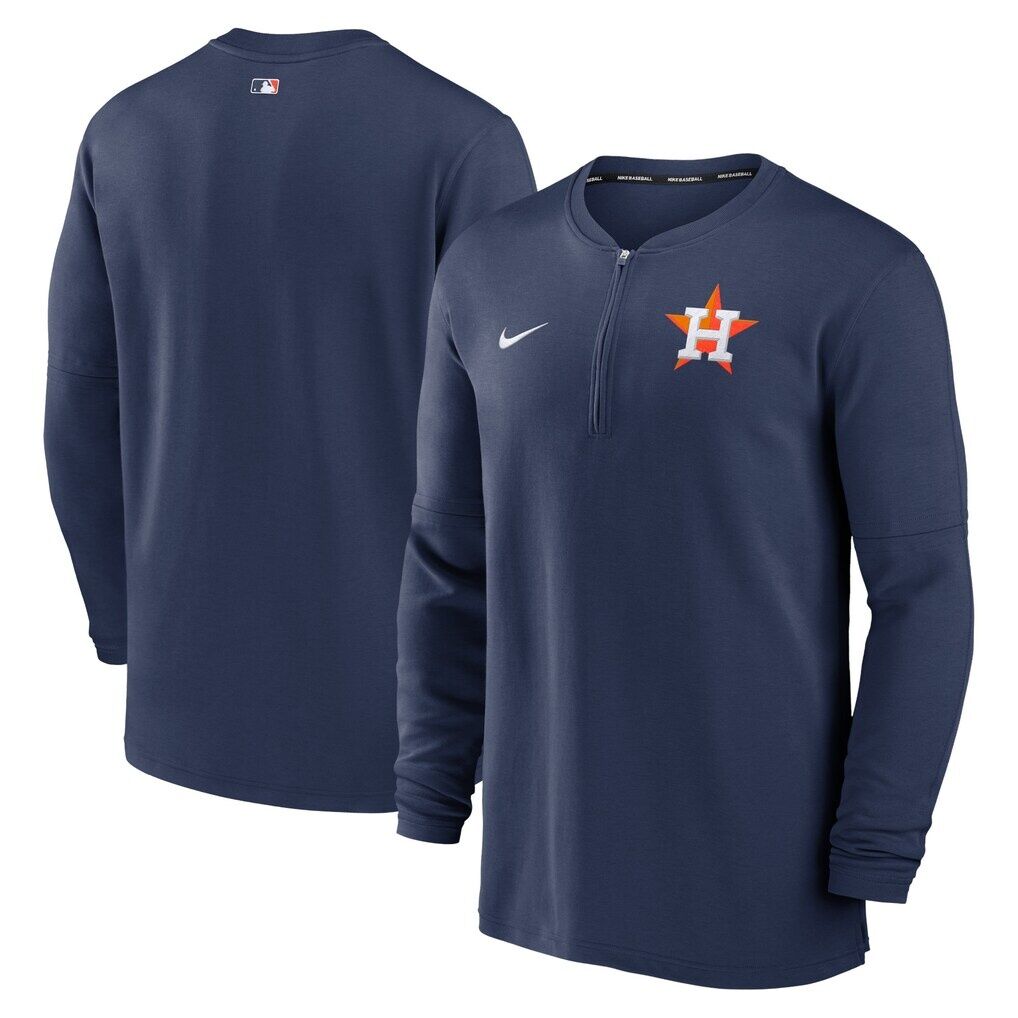 Houston Astros Nike Authentic Collection Game Time Performance Quarter-Zip Top