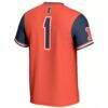 #1 Illinois Fighting Illini GameDay Greats Unisex Lightweight Softball Jersey - Orange - Detail View