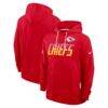 Kansas City Chiefs Nike Sideline Standard Issue Top Prospect Dri-FIT Hoodie - Red - Front View