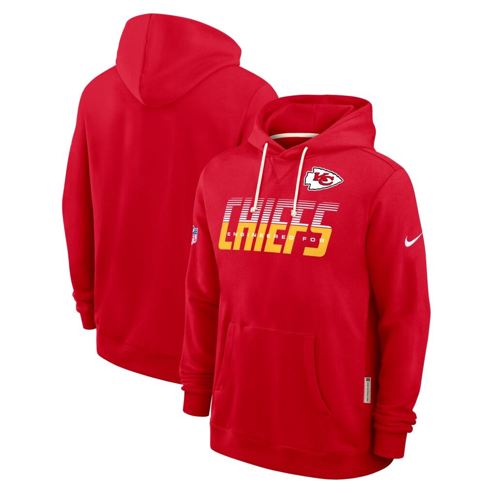 Kansas City Chiefs Nike Sideline Standard Issue Top Prospect Dri-FIT Hoodie