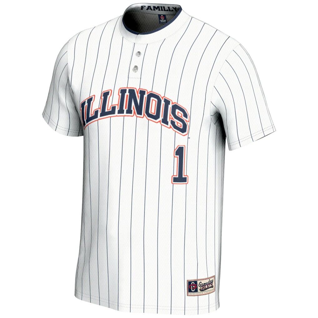 #1 Illinois Fighting Illini GameDay Greats Youth Lightweight Softball Jersey