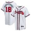 Mike Yastrzemski Atlanta Braves Nike Replica Jersey - White - Front View