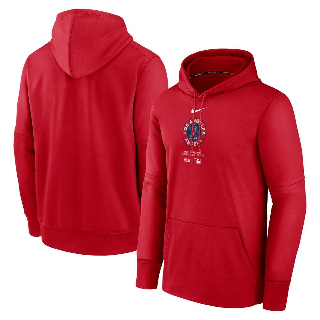 Los Angeles Angels Nike Authentic Collection City Connect Practice Performance Pullover Hoodie