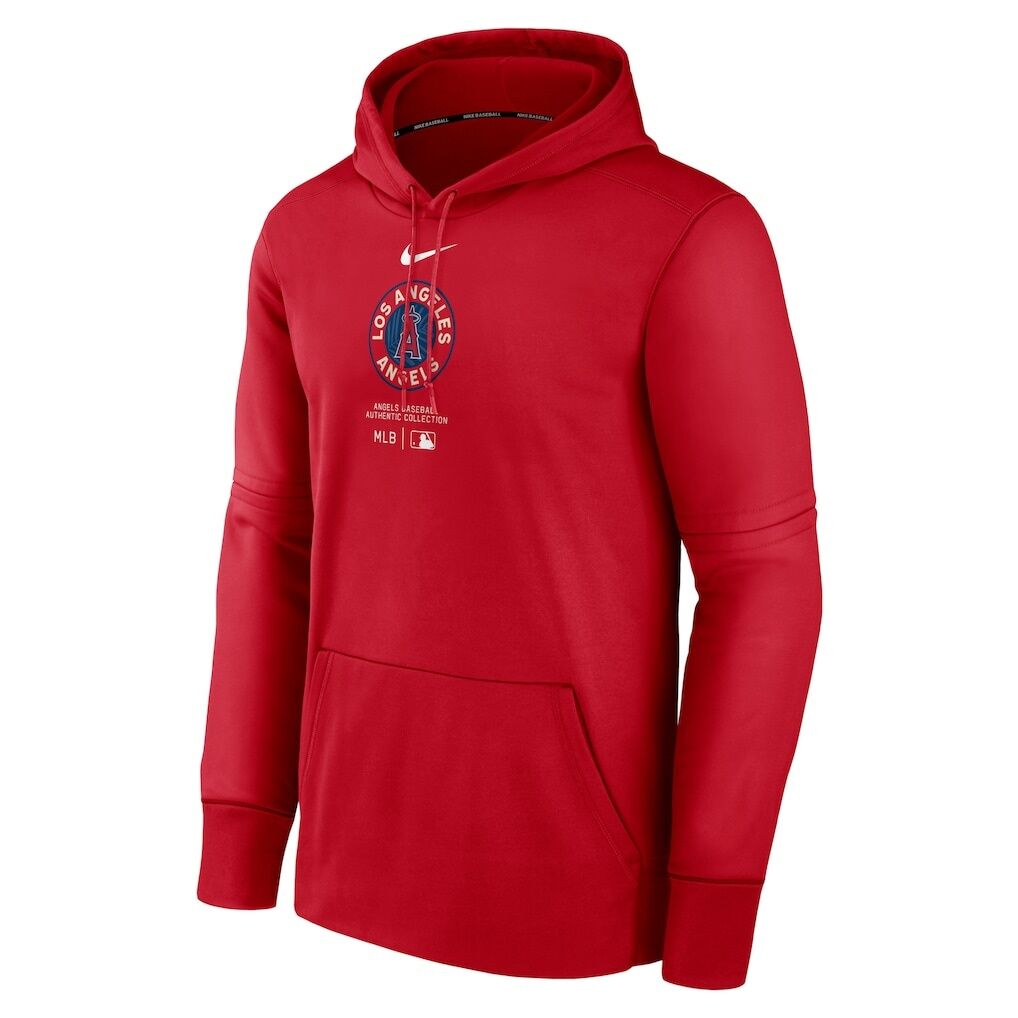 Los Angeles Angels Nike Authentic Collection City Connect Practice Performance Pullover Hoodie