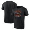 Cincinnati Bengals Logo Athletic Vintage Arch T-Shirt - Black - Front View