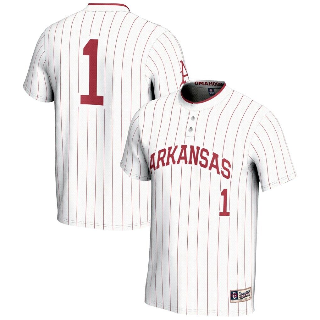 #1 Arkansas Razorbacks GameDay Greats Unisex Lightweight Softball Jersey