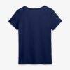 Dallas Cowboys Logo Athletic Women's Primary Logo V-Neck T-Shirt - Navy - Side View