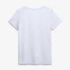 Cleveland Browns Logo Athletic Women's Primary Logo V-Neck T-Shirt - White - Side View