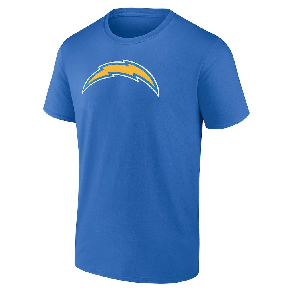 Los Angeles Chargers Logo Athletic Primary Logo T-Shirt - Powder Blue
