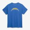 Los Angeles Chargers Logo Athletic Primary Logo T-Shirt - - Front View