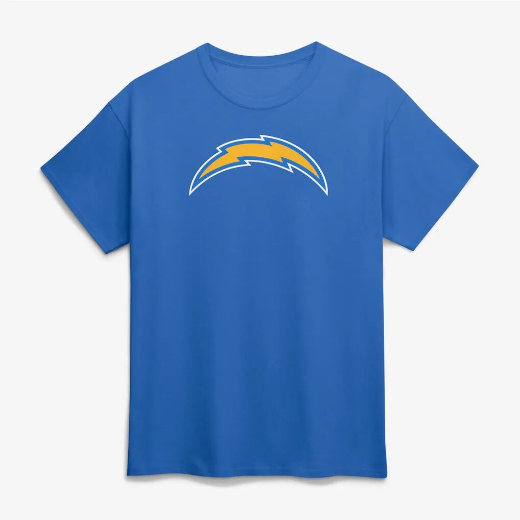 Los Angeles Chargers Logo Athletic Primary Logo T-Shirt - Powder Blue