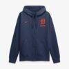 Detroit Tigers Nike Primetime Lockup Full-Zip Hoodie - Navy - Alt1