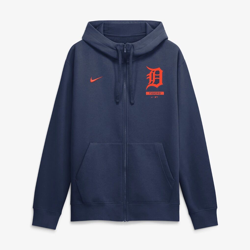 Detroit Tigers Nike Primetime Lockup Full-Zip Hoodie