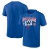 Chicago Cubs Logo Athletic Slogan T-Shirt - - Front View