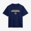 Milwaukee Brewers Fashion7 Women's Legacy T-Shirt - Navy - Front View