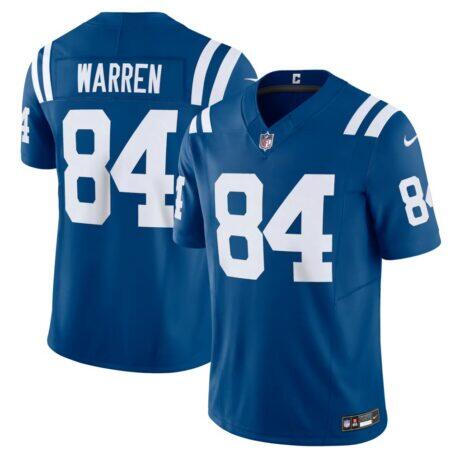 Tyler Warren Indianapolis Colts Nike Team Vapor F.U.S.E. Limited Jersey - - Front View