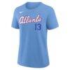 Ronald Acuña Jr. Atlanta Braves Nike Women's 2026 City Connect Name & Number T-Shirt - - Back View