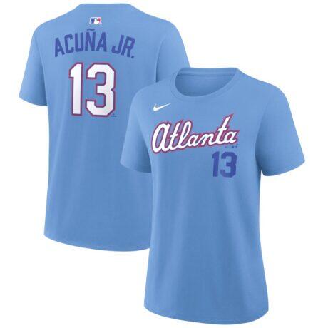 Ronald Acuña Jr. Atlanta Braves Nike Women's 2026 City Connect Name & Number T-Shirt - - Front View