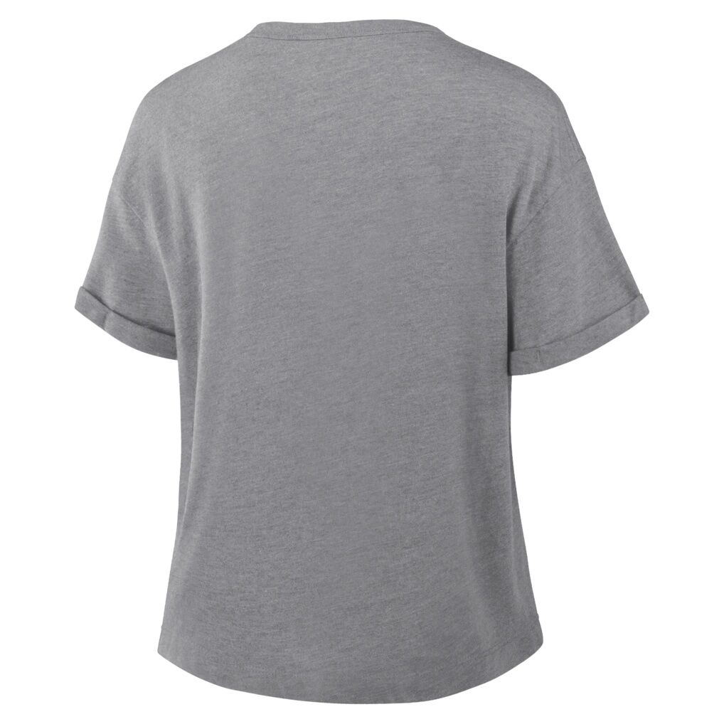 Detroit Tigers Fashion7 Women's Cooperstown Tribute Tri-Blend Boxy T-Shirt - Heather Gray