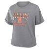 Detroit Tigers Fashion7 Women's Cooperstown Tribute Tri-Blend Boxy T-Shirt - - Side View