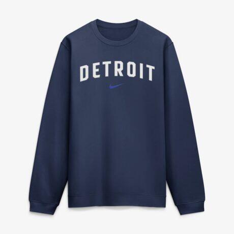 Detroit Tigers Nike City Connect Club Sweatshirt - Navy - Alt1